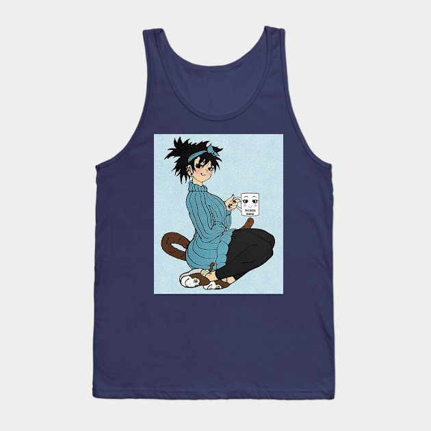 Best Saiyan Mamma Blue Tank Top by TeeJay93